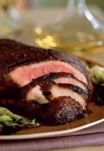 Smoky barbecued duck