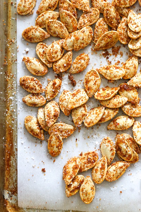 Smoky BBQ spiced pumpkin seeds