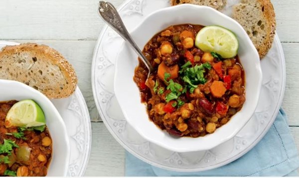 Smoky bean chili