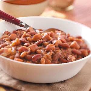 Smoky beans for a bunch