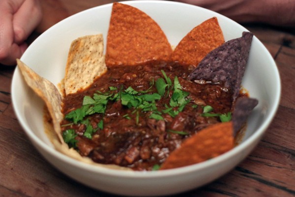 Smoky beef chili
