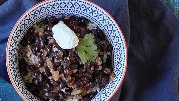 Smoky black beans and rice