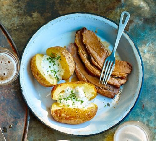 Smoky braised brisket 