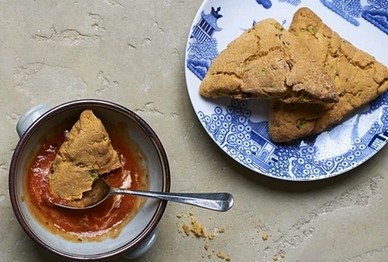 Smoky chilli cornbread scones