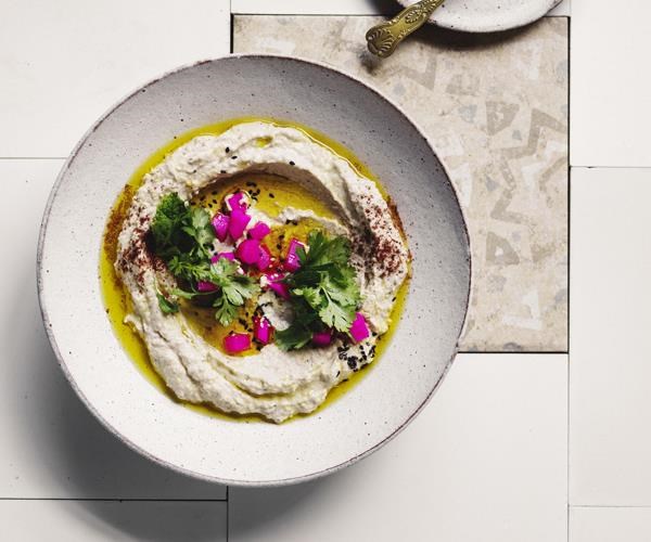 Smoky eggplant and walnut dip