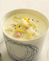 Smoky ham-and-corn chowder