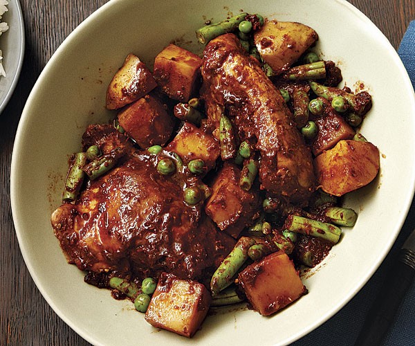 Smoky Indonesian-style chicken curry