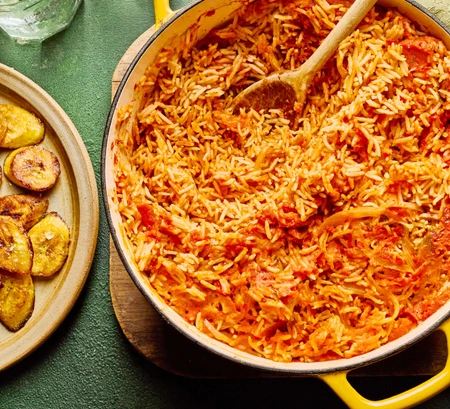 Smoky jollof rice