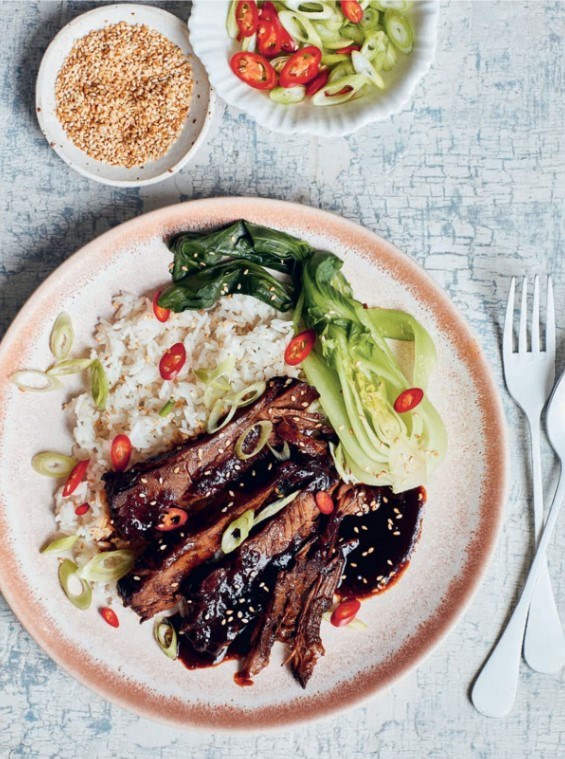 Smoky Korean BBQ brisket
