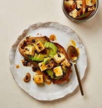 Smoky marinated feta