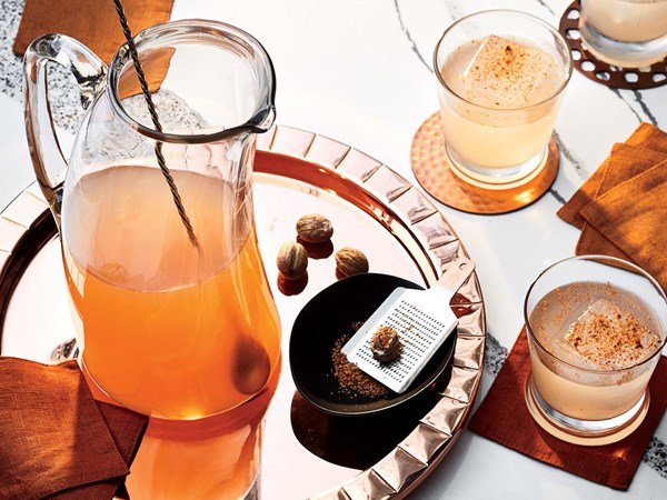 Smoky mezcal-fig sour