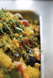 Smoky Moroccan quinoa salad