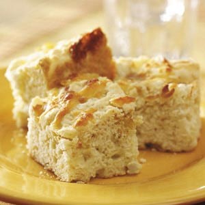 Smoky onion biscuit squares 