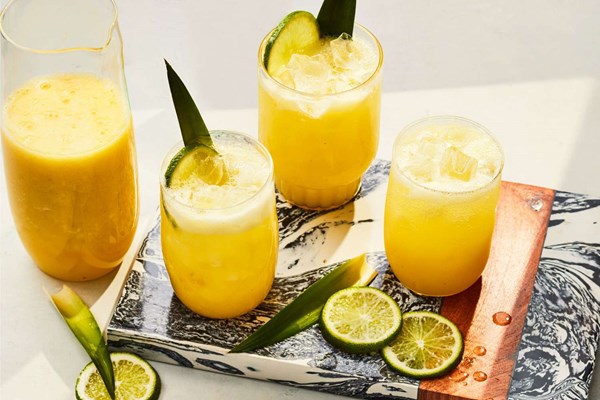 Smoky pineapple and tequila punch