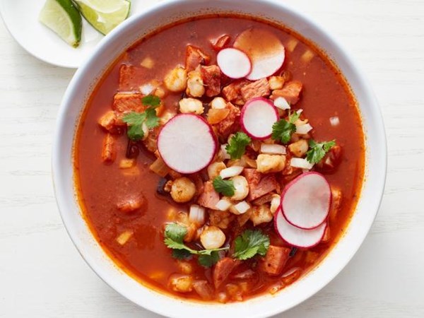 Smoky pork posole