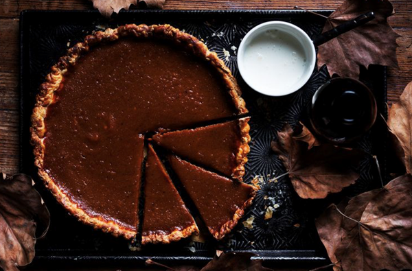 Smoky pumpkin pie