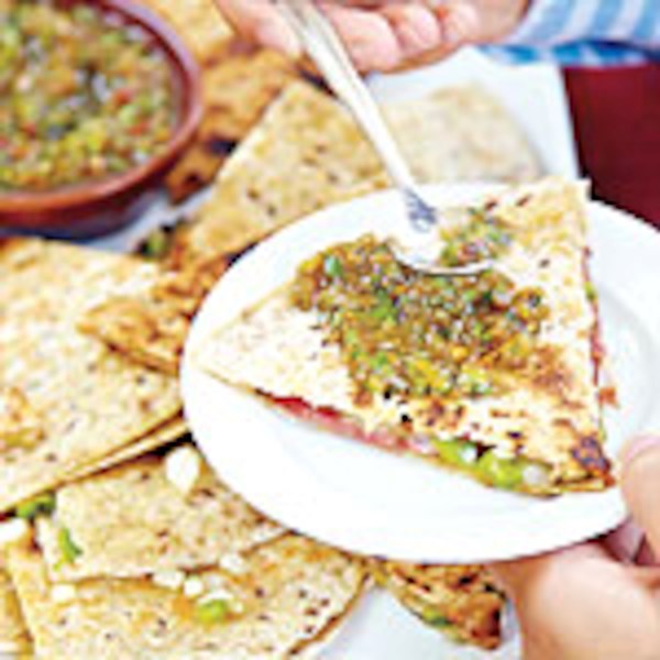 Smoky quesadillas