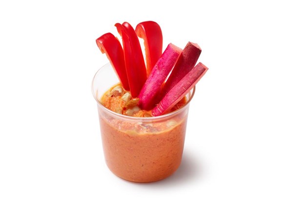 Smoky red pepper dip