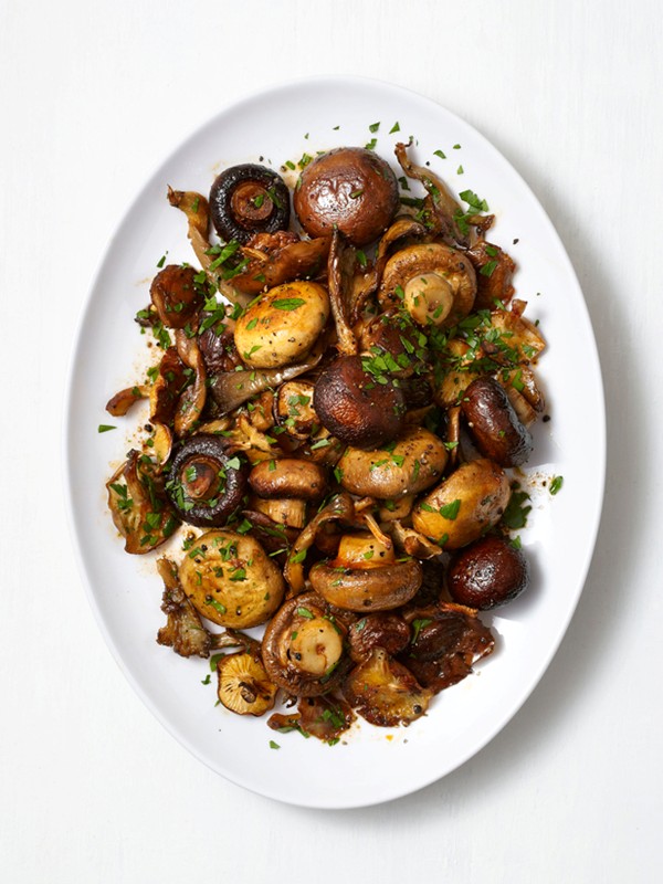 Smoky roasted mushrooms