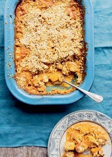 Smoky roots and Brazil nut crumble