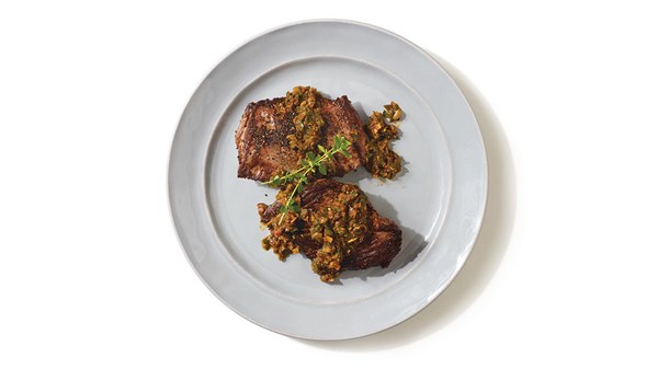 Smoky saffron and tomato purée
