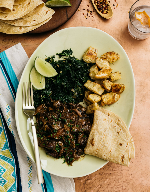 Smoky sauteed kale