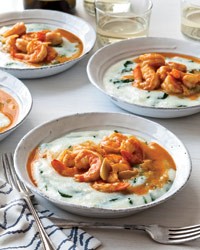 Smoky shrimp and grits