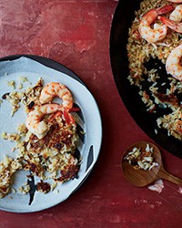 Smoky shrimp purloo
