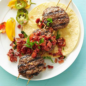 Smoky slider skewers