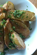 Smoky spiced potato wedges