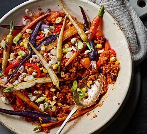 Smoky spiced veggie rice