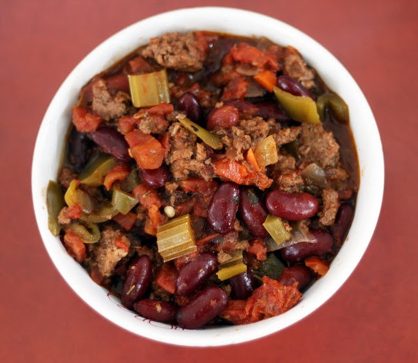 Smoky, spicy bison chili