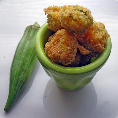 Smoky spicy fried okra