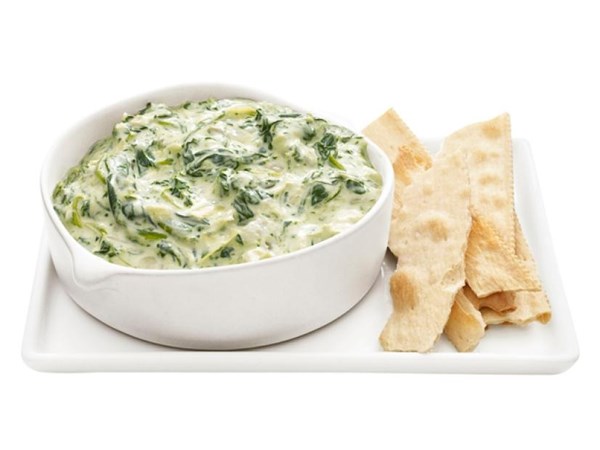 Smoky spinach-artichoke dip