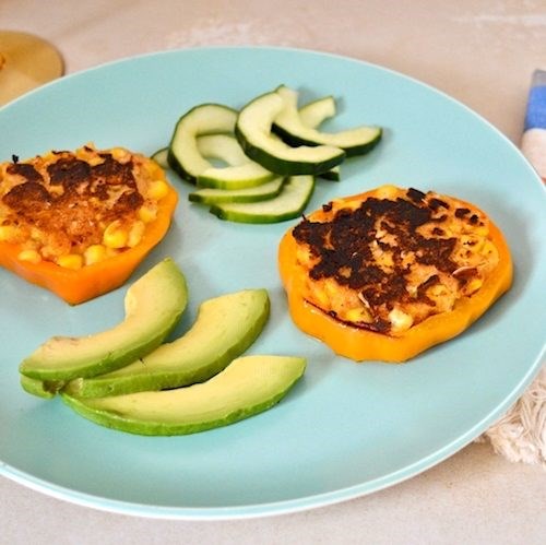 Smoky sweetcorn pepper fritters