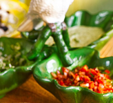 Smoky tomato pepper salsa