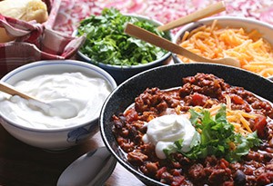 Smoky turkey chili