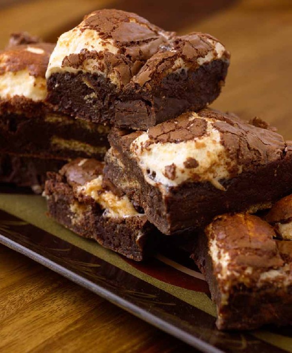 S'more brownies