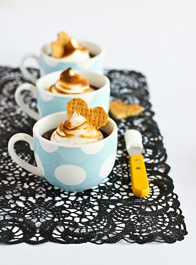 S'more chocolate pots