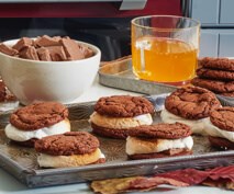 S'more cookie sandwiches