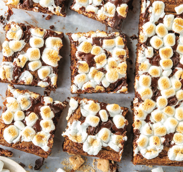 S'mores blondies