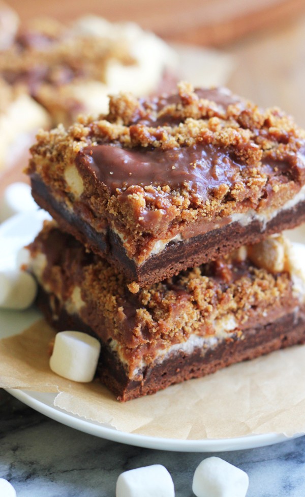 S’mores brownies