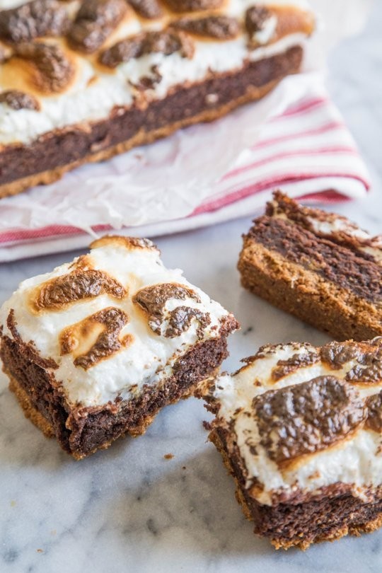 S'mores brownies