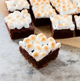 S'mores brownies