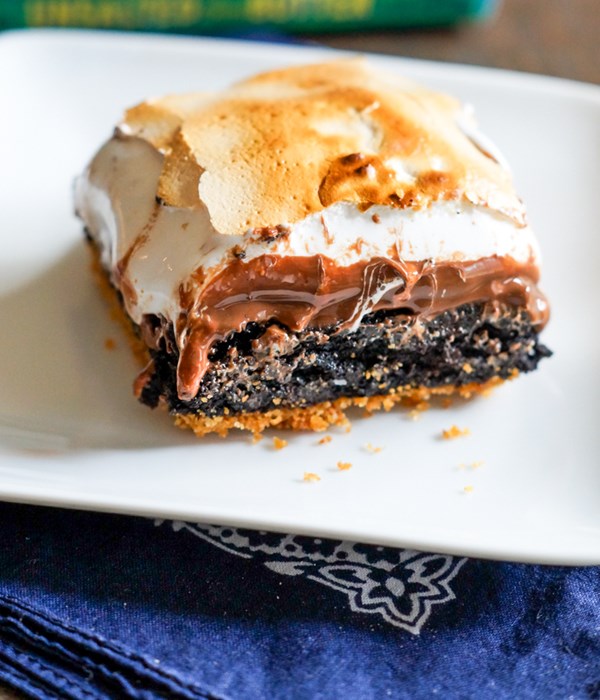 S'mores brownies