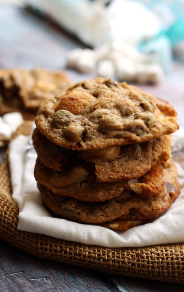 S'mores chocolate chip cookies