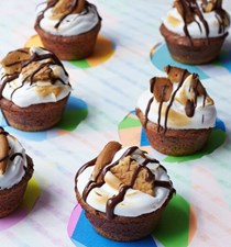 S'mores cupcakes