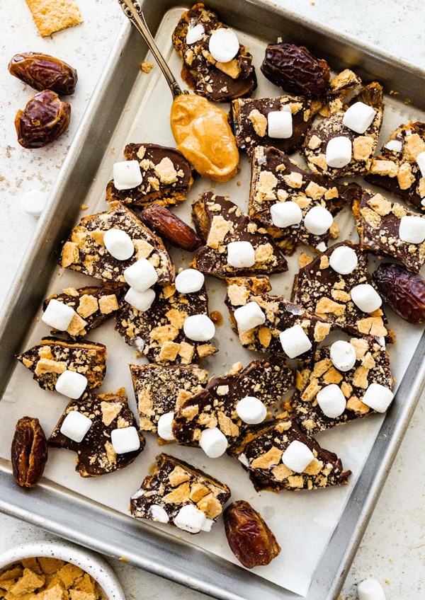 S’mores date bark