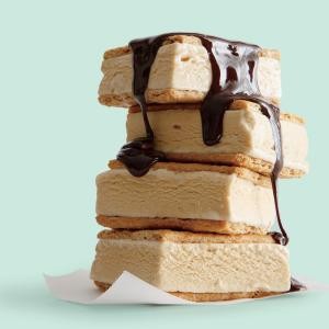 S'more's ice-cream sandwiches