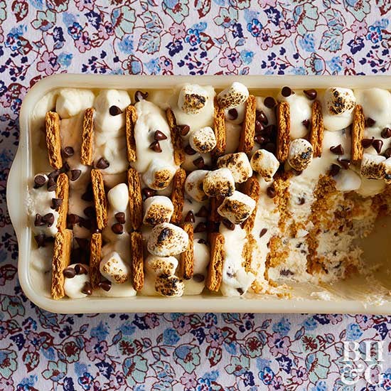 S'mores icebox cake